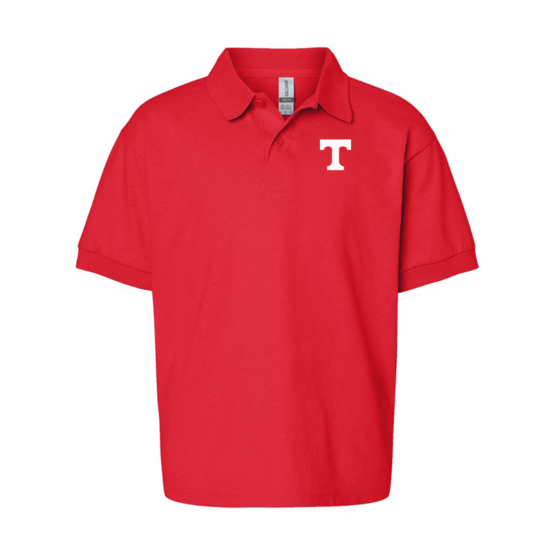Youth Tennessee Volunteers Gildan Dry Blend Jersey Polo